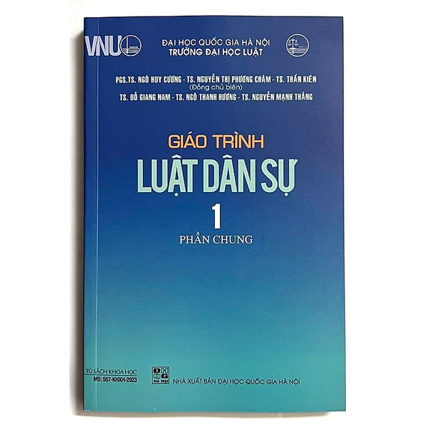 Giáo Trình Luật Dân Sự Tập 1 - Phần Chung (Pgs.Ts. Ngô Huy Cương)
