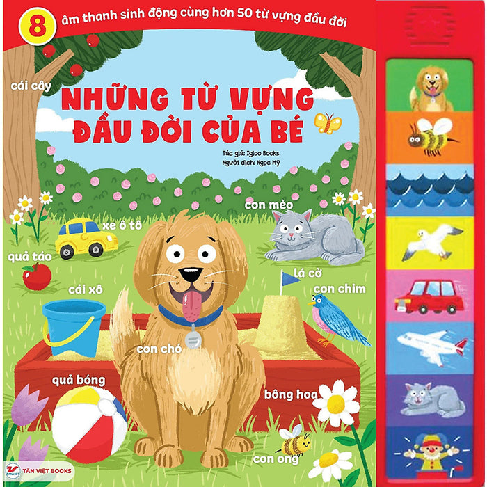 Những Từ Vựng Đầu Đời Của Bé  - Âm Thanh Ngộ Nghĩnh - Sách Âm Thanh Tân  Việt Những Từ Vựng Đầu Đời Của Bé  - Âm Thanh Ngộ Nghĩnh - Sách Âm Thanh Tân  Việt