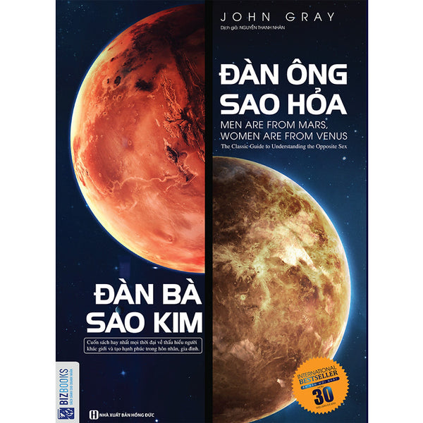 Đàn Ông Sao Hỏa Đàn Bà Sao Kim - Tặng Kèm 1 Bookmar Hình Ngẫu Nhiên Như Hình