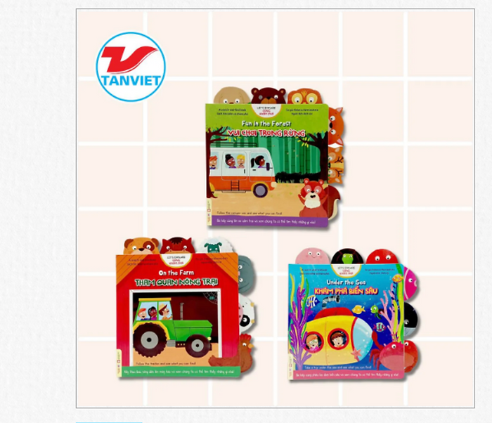 Combo 3 Cuốn: Cùng Khám Phá (Song Ngữ A-V) Combo 3 Cuốn: Cùng Khám Phá (Song Ngữ A-V)