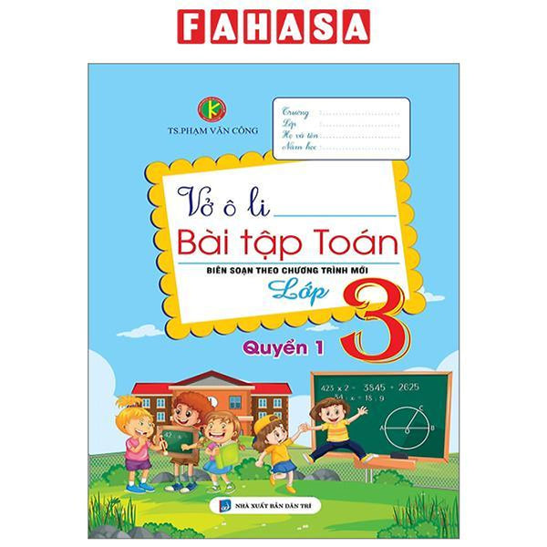 Vở Ô Li Bài Tập Toán Lớp 3 - Quyển 1