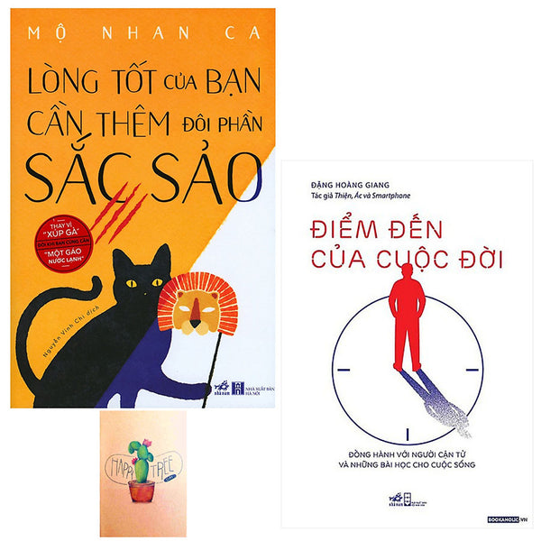 Combo Lòng Tốt Của Bạn Cần Thêm Đôi Phần Sắc Sảo Và Điểm Đến Của Cuộc Đời ( Tặng Kèm Sổ Tay )
