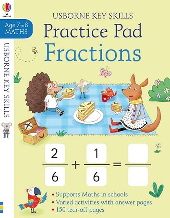 Tiếng Anh: Fractions Practice Pad 7-8 Tiếng Anh: Fractions Practice Pad 7-8