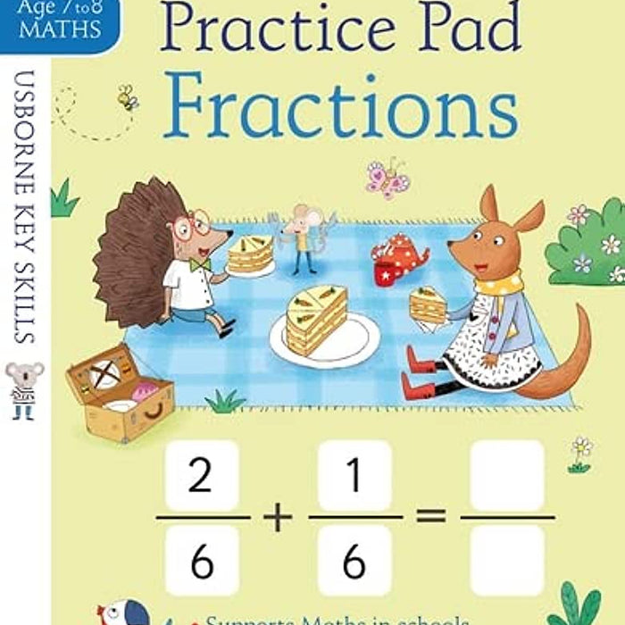 Tiếng Anh: Fractions Practice Pad 7-8 Tiếng Anh: Fractions Practice Pad 7-8