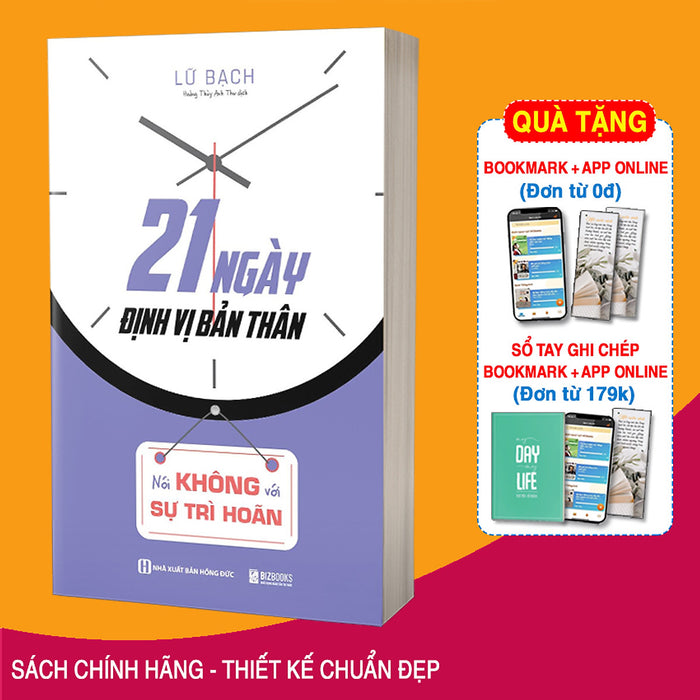 Sách 21 Ngày Định Vị Bản Thân: Nói Không Với Sự Trì Hoãn Sách 21 Ngày Định Vị Bản Thân: Nói Không Với Sự Trì Hoãn