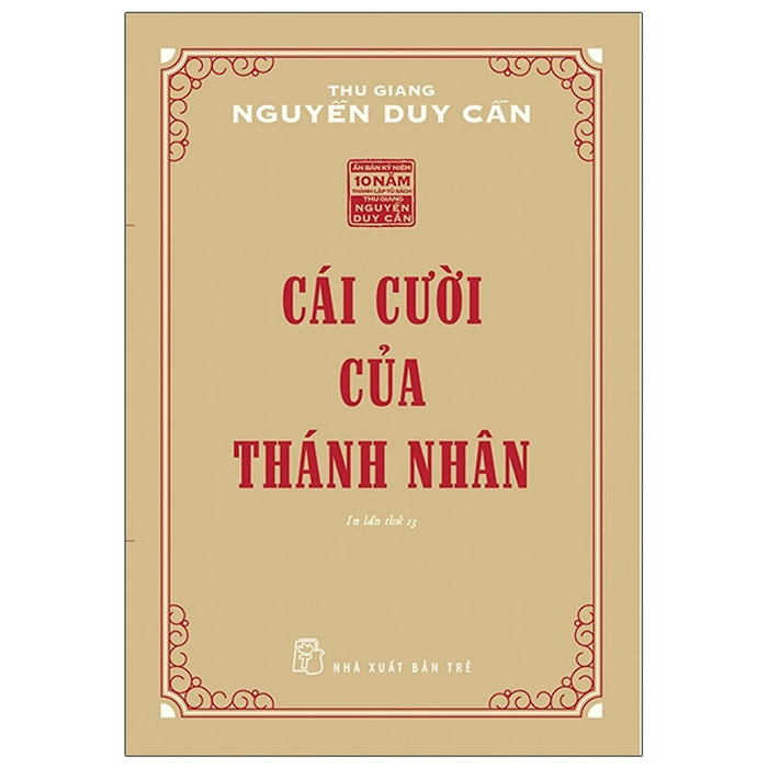 Cái Cười Của Thánh Nhân - Ts Thu Giang Cái Cười Của Thánh Nhân - Ts Thu Giang