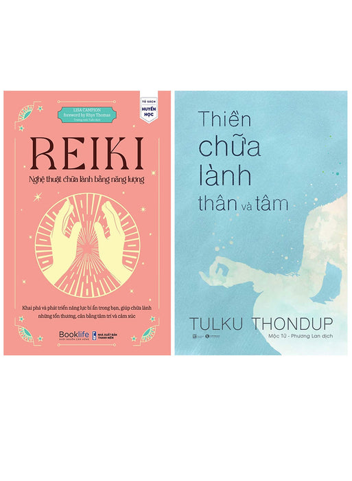 Combo Reiki - Nghệ Thuật Chữa Lành Bằng Năng Lượng + Thiền Chữa Lành Thân Và Tâm (Bộ 2 Cuốn) _1980 Combo Reiki - Nghệ Thuật Chữa Lành Bằng Năng Lượng + Thiền Chữa Lành Thân Và Tâm (Bộ 2 Cuốn) _1980