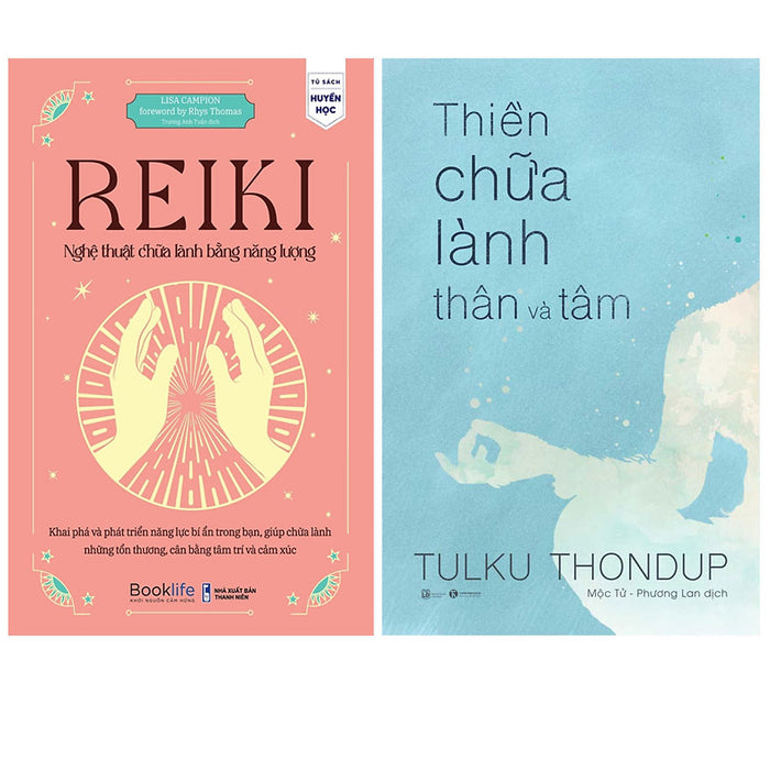 Combo Reiki - Nghệ Thuật Chữa Lành Bằng Năng Lượng + Thiền Chữa Lành Thân Và Tâm (Bộ 2 Cuốn) _1980 Combo Reiki - Nghệ Thuật Chữa Lành Bằng Năng Lượng + Thiền Chữa Lành Thân Và Tâm (Bộ 2 Cuốn) _1980