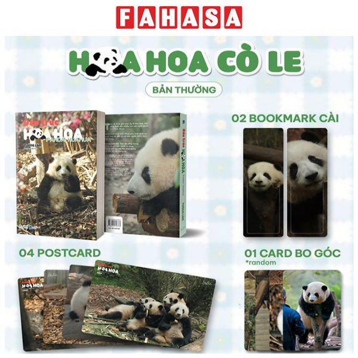 Gấu Trúc Hoa Hoa - Tặng Kèm 2 Bookmark Hai Mặt + 4 Postcard Hai Mặt Kèm Chân Đế + 1 Card Bo Góc Ánh Trai Lấp Lánh Ngẫu Nhiên 1 Trong 4 Mẫu Gấu Trúc Hoa Hoa - Tặng Kèm 2 Bookmark Hai Mặt + 4 Postcard Hai Mặt Kèm Chân Đế + 1 Card Bo Góc Ánh Trai Lấp Lánh Ngẫu Nhiên 1 Trong 4 Mẫu