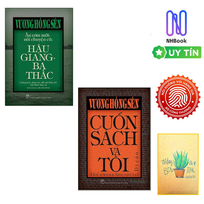 Combo  Vương Hồng Sển- Cuốn Sách Và Tôi Và Ăn Cơm Mới, Nói Chuyện Cũ: Hậu Giang - Ba Thắc ( Tặng Sổ Tay) Combo  Vương Hồng Sển- Cuốn Sách Và Tôi Và Ăn Cơm Mới, Nói Chuyện Cũ: Hậu Giang - Ba Thắc ( Tặng Sổ Tay)