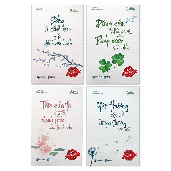 Sách Combo 4 Cuốn Quà Tặng Cuộc Sống - Sbooks Sách Combo 4 Cuốn Quà Tặng Cuộc Sống - Sbooks