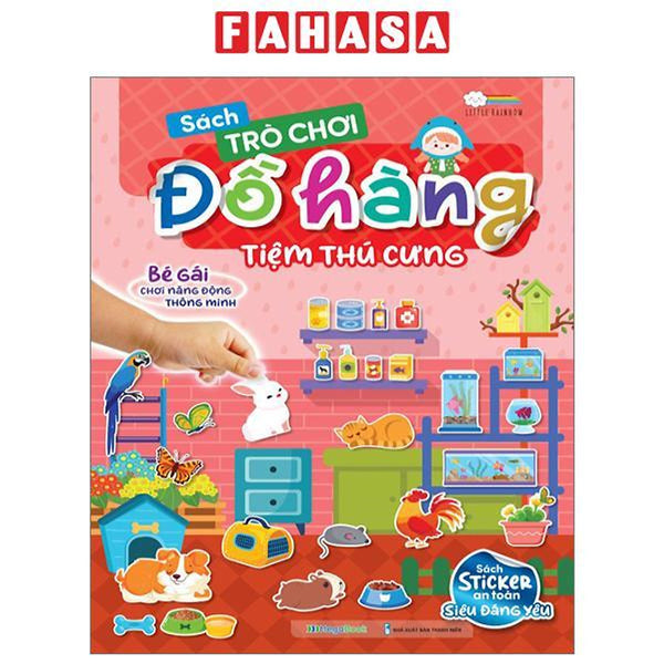 Sách Trò Chơi Đồ Hàng - Tiệm Thú Cưng