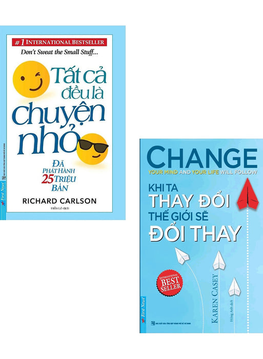 Combo Tất Cả Đều Là Chuyện Nhỏ + Khi Ta Thay Đổi Thế Giới Sẽ Đổi Thay (Bộ 2 Cuốn)_Fn Combo Tất Cả Đều Là Chuyện Nhỏ + Khi Ta Thay Đổi Thế Giới Sẽ Đổi Thay (Bộ 2 Cuốn)_Fn