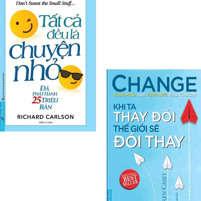 Combo Tất Cả Đều Là Chuyện Nhỏ + Khi Ta Thay Đổi Thế Giới Sẽ Đổi Thay (Bộ 2 Cuốn)_Fn Combo Tất Cả Đều Là Chuyện Nhỏ + Khi Ta Thay Đổi Thế Giới Sẽ Đổi Thay (Bộ 2 Cuốn)_Fn