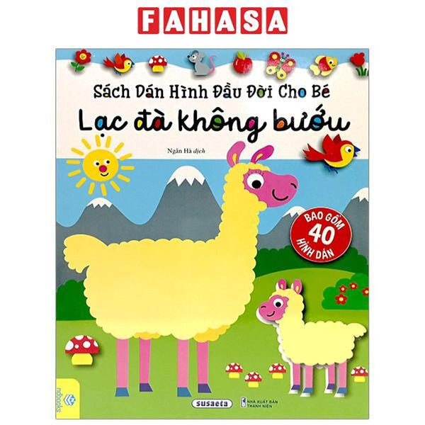 Sách Dán Hình Đầu Đời Cho Bé: Lạc Đà Không Bướu