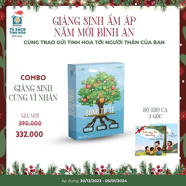Giáng Sinh Ấm Áp - Bộ 10 Quyển Sách Sống Tử Tế Giúp Trẻ Phát Triển Trí Tuệ Và Phẩm Chất