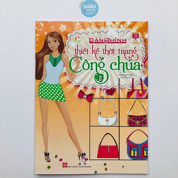 Sách Sticker Công Chúa Và Thiết Kế Thời Trang Cho Bé Gái