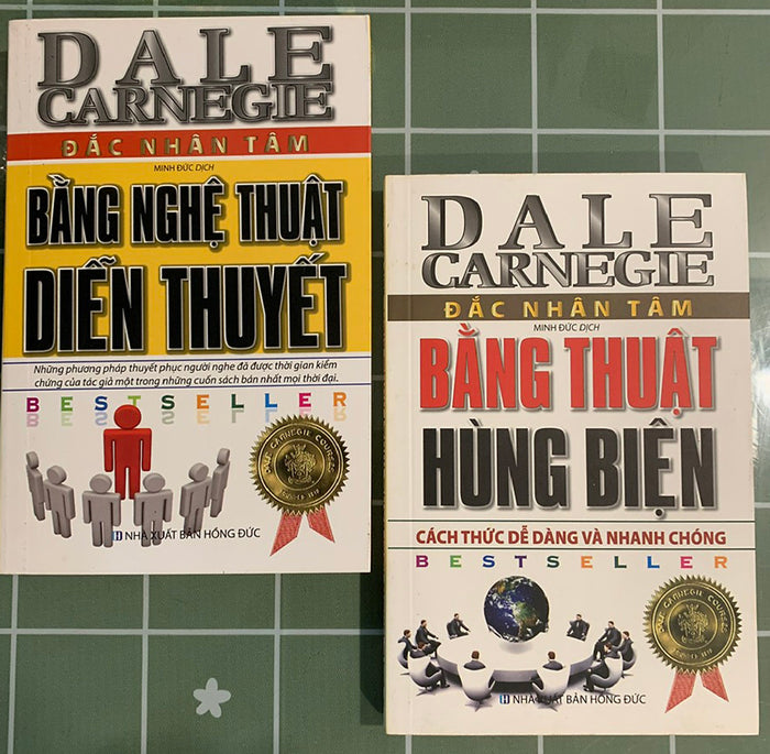 Combo Đắc Nhân Tâm Bằng Thuật Hùng Biện + Bằng Nghệ Thuật Diễn Thuyết  (2 Tập) Combo Đắc Nhân Tâm Bằng Thuật Hùng Biện + Bằng Nghệ Thuật Diễn Thuyết  (2 Tập)