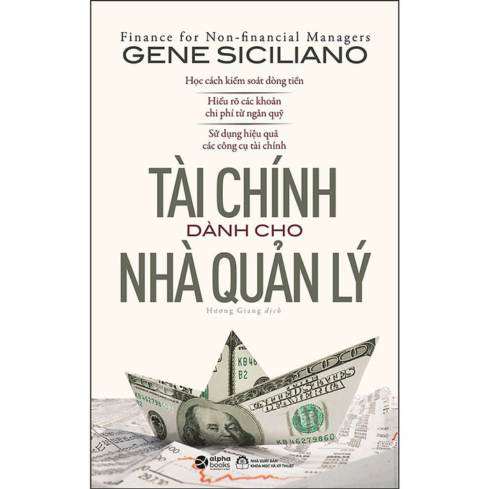 Tài Chính Dành Cho Nhà Quản Lý Tài Chính Dành Cho Nhà Quản Lý