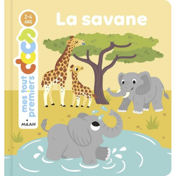 Sách Thiếu Nhi Tiếng Pháp: Mes Tout Premiers Docs - La Savane Sách Thiếu Nhi Tiếng Pháp: Mes Tout Premiers Docs - La Savane
