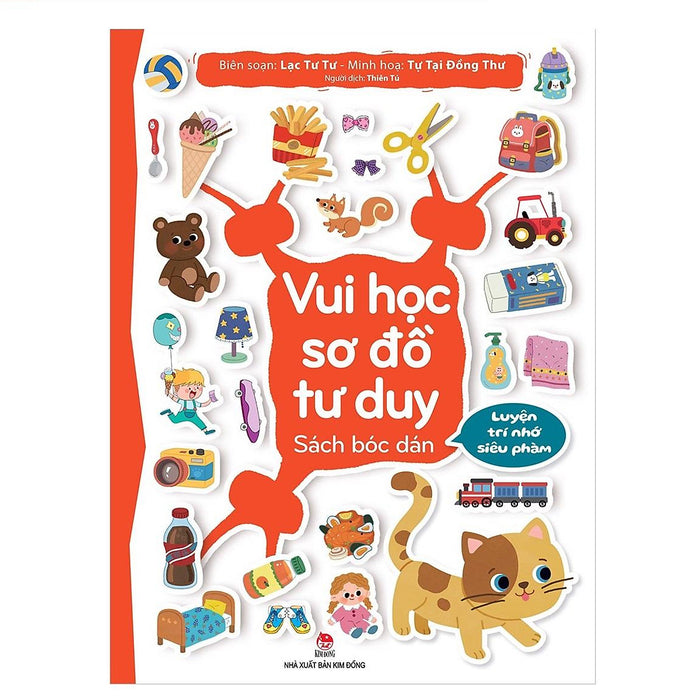 Vui Học Sơ Đồ Tư Duy - Luyện Trí Nhớ Siêu Phàm - Sách Bóc Dán Vui Học Sơ Đồ Tư Duy - Luyện Trí Nhớ Siêu Phàm - Sách Bóc Dán