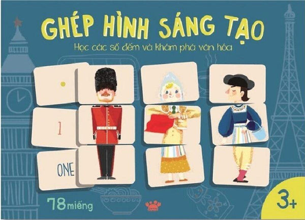 Ghép Hình Sáng Tạo - Học Các Số Đếm Và Khám Phá Văn Hóa