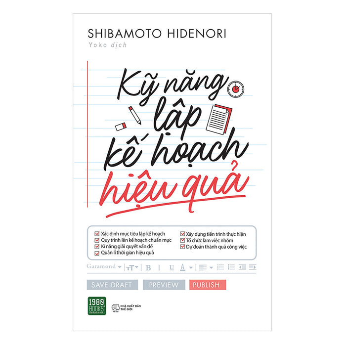 Kỹ Năng Lập Kế Hoạch Hiệu Quả Kỹ Năng Lập Kế Hoạch Hiệu Quả