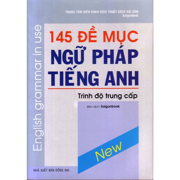 145 Đề Mục Ngữ Pháp Tiếng Anh