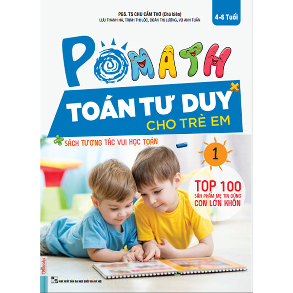 Pomath - Toán Tư Duy Cho Trẻ Em 4-6 Tuổi (Tập 1)