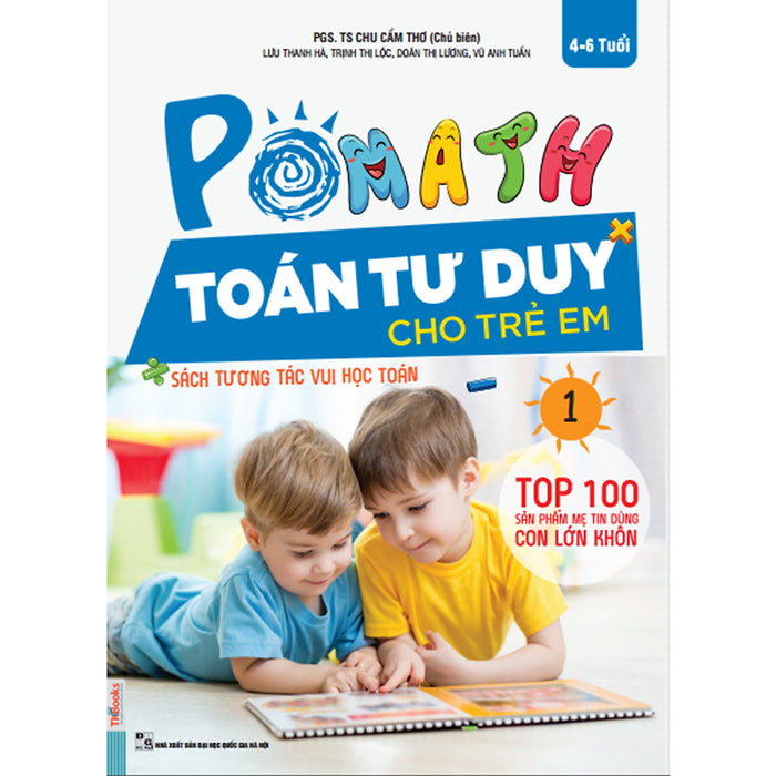 Pomath - Toán Tư Duy Cho Trẻ Em 4-6 Tuổi (Tập 1) Pomath - Toán Tư Duy Cho Trẻ Em 4-6 Tuổi (Tập 1)