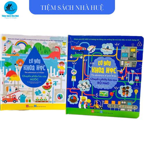 Combo Sách Tớ Yêu Khoa Học - Bộ 2 Tập - Dành Cho Bé Từ 0-4 Tuổi - Đinh Tị