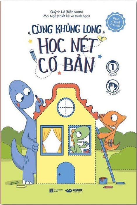 Vở Wipe Clean - Cùng Khủng Long Học Nét Cơ Bản Vở Wipe Clean - Cùng Khủng Long Học Nét Cơ Bản