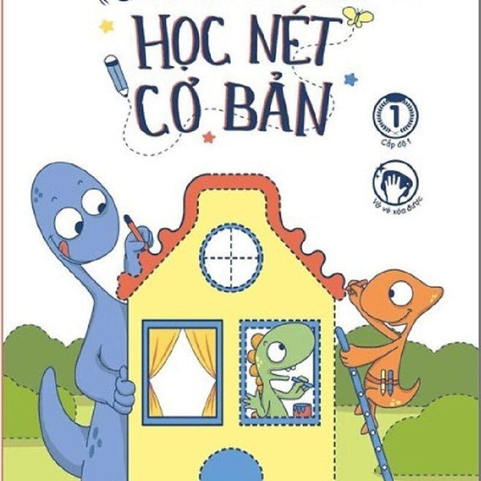 Vở Wipe Clean - Cùng Khủng Long Học Nét Cơ Bản Vở Wipe Clean - Cùng Khủng Long Học Nét Cơ Bản