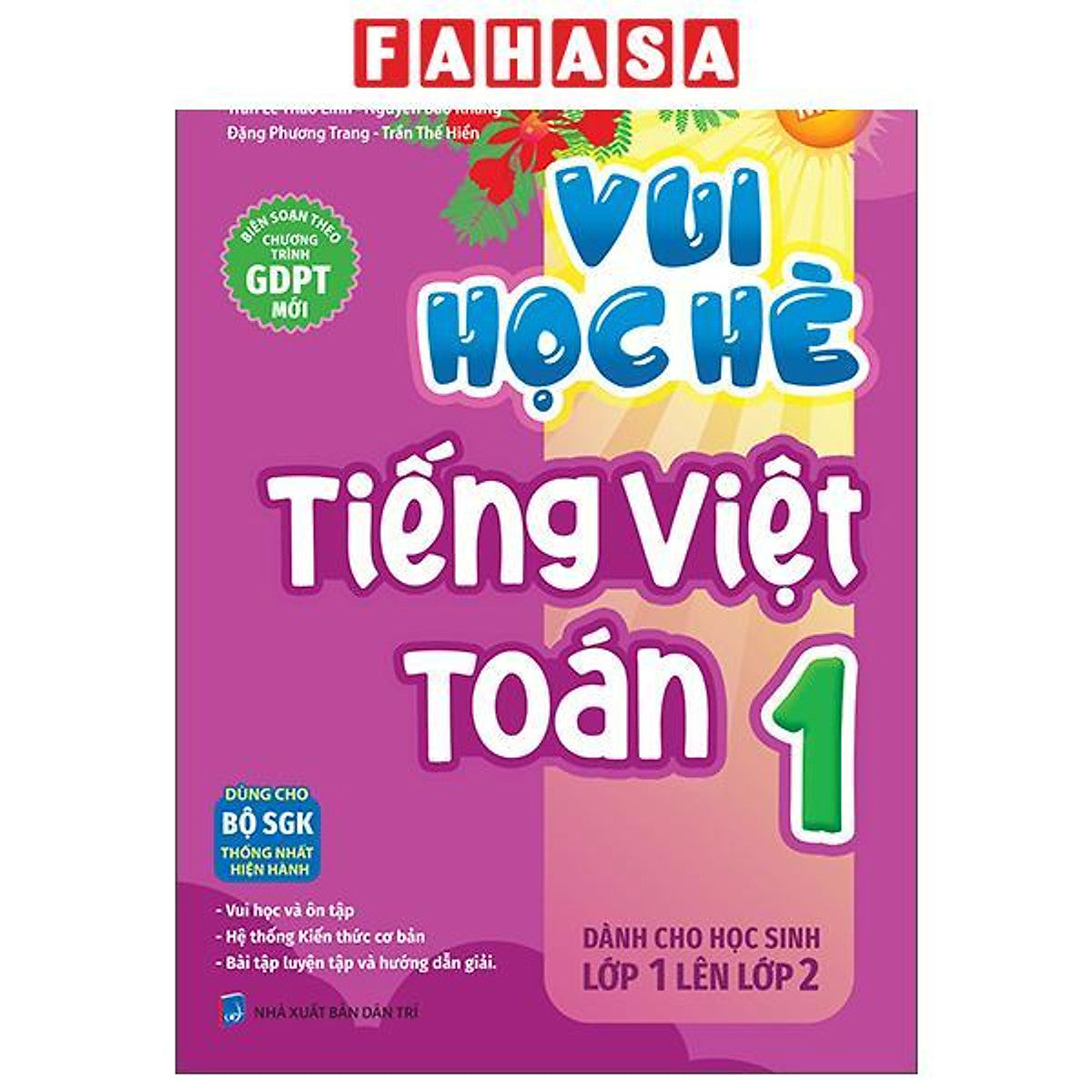 Sách - Vui Học Hè Tiếng Việt Toán 1 - Dành Cho Học Sinh Lớp 1 Lên Lớp 2