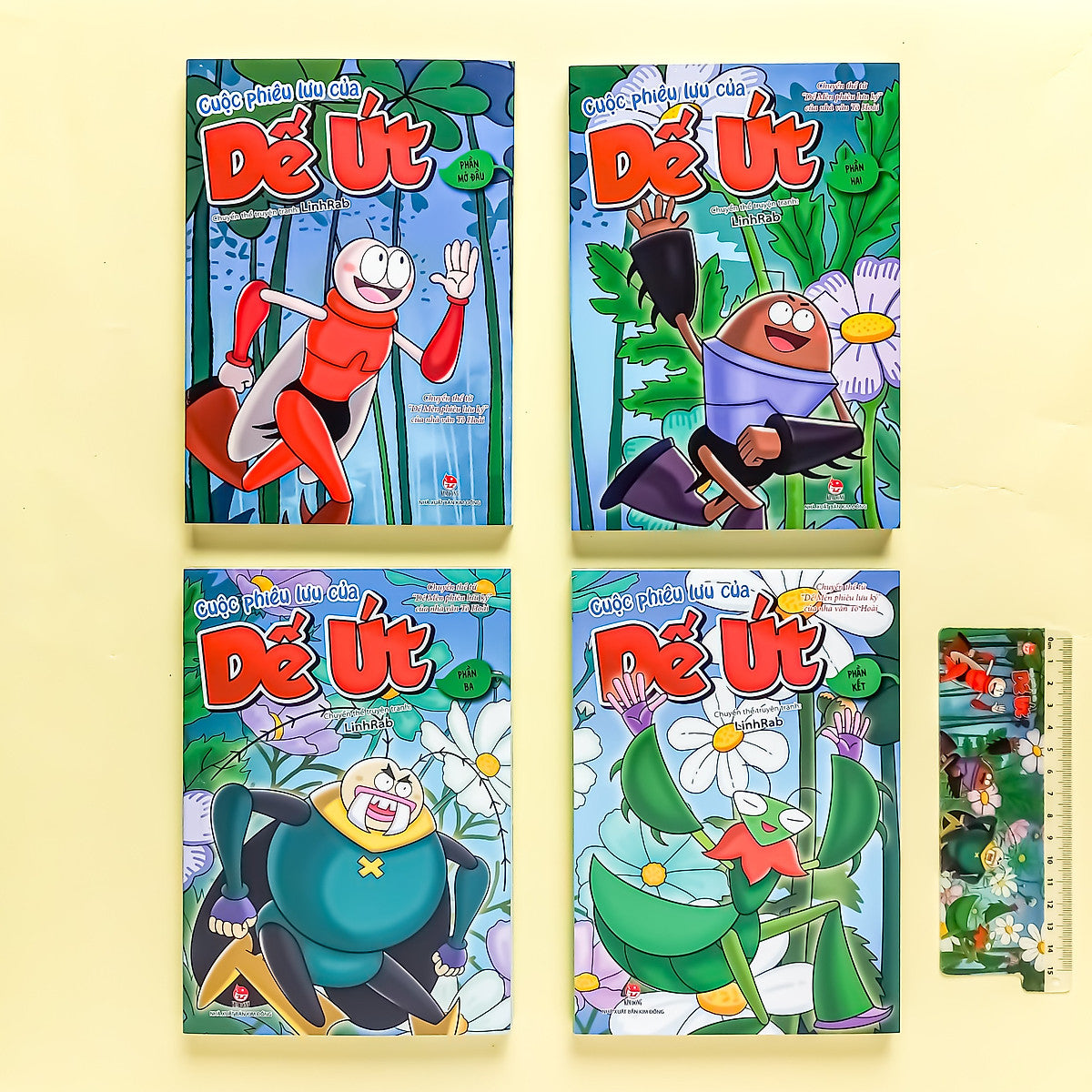 Bộ Truyện - Cuộc Phiêu Lưu Của Dế Út (4 Phần) - Nxb Kim Đồng