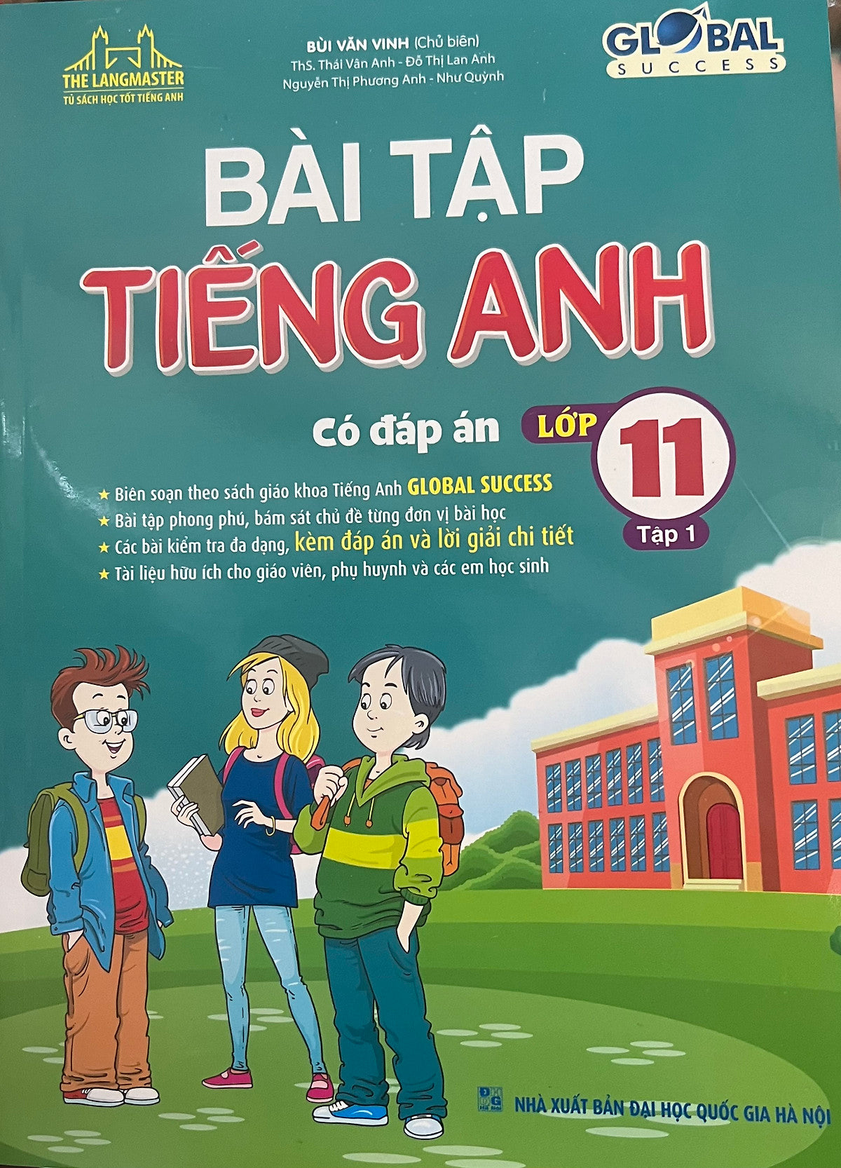 Sách - Bài Tập Tiếng Anh Lớp 11 Tập 1 ( Có Đáp Án )
