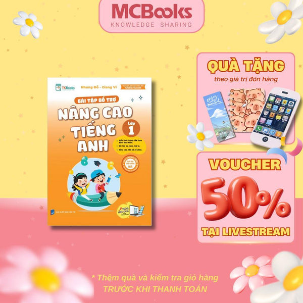 Sách - Bài Tập Bổ Trợ Nâng Cao Tiếng Anh Lớp 1 - Mcbooks