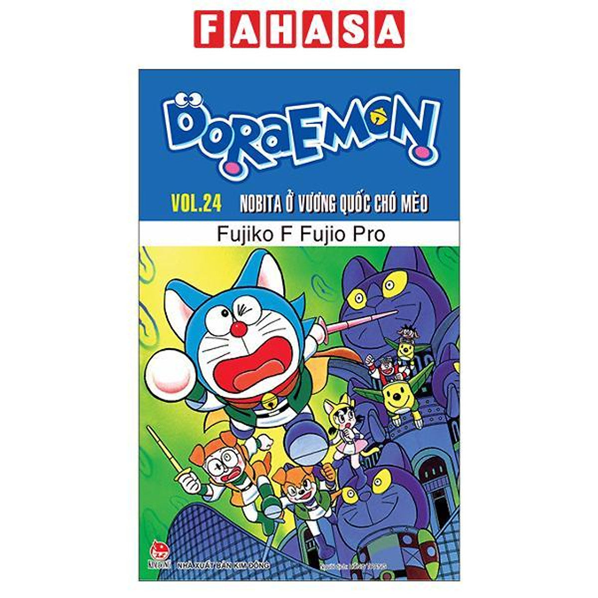 Sách - Doraemon - Truyện Dài - Tập 24 - Nobita Ở Vương Quốc Chó Mèo (Tái Bản 2026)