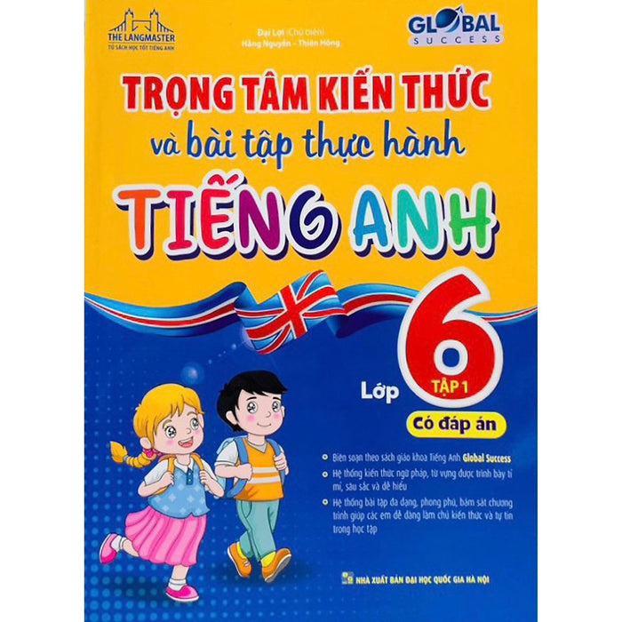 ￼Sách -Global Success - Trọng Tâm Kiến Thức Và Bài Tập Thực Hành Tiếng Anh Lớp 6 Tập 1 (Có Đáp Án)