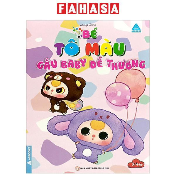 Sách - Bé Tô Màu Gấu Baby Dễ Thương