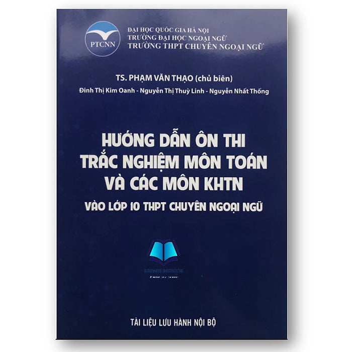 Sách - Hướng Dẫn Ôn Thi Trắc Nghiệm Môn Toán Và Các Môn Khtn Vào Lớp 10 Thpt Chuyên Ngoại Ngữ