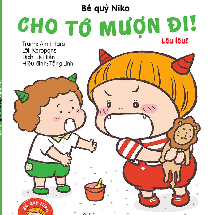 Truyện Ehon Bé 1-2-3 Tuổi - Bé Quỷ Niko Cho Tớ Mượn Đi