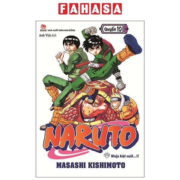 Sách - Naruto - Tập 10 - Ninja Kiệt Xuất…!! (Tái Bản 2025)
