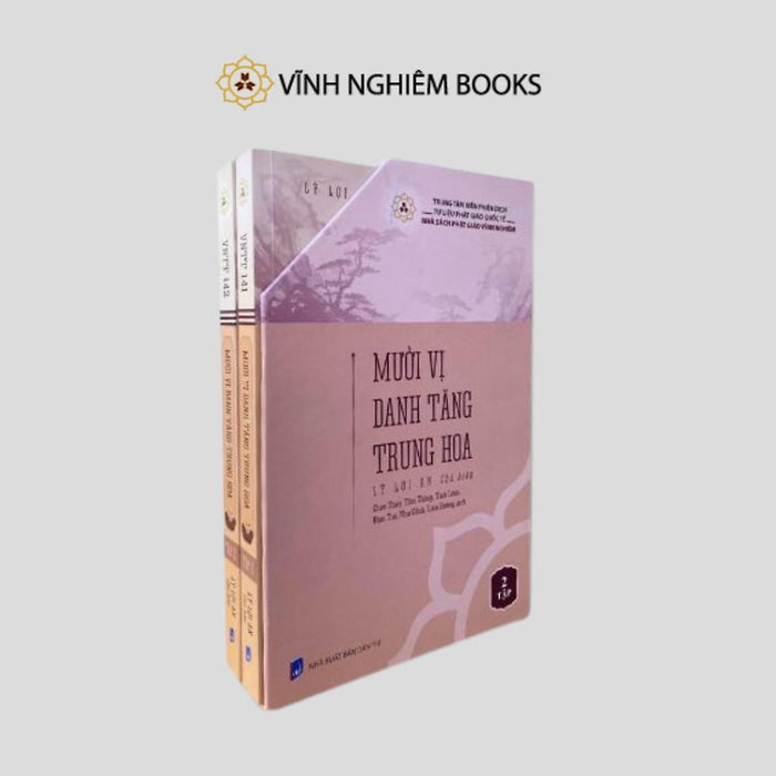 Sách - Mười Vị Danh Tăng Trung Hoa - Bộ 2 Cuốn - Vĩnh Nghiêm Books