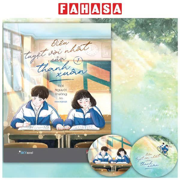 Sách - Điều Tuyệt Vời Nhất Của Thanh Xuân - Tập 1 - Tặng Kèm Bookmark Bế Khuôn Tròn
