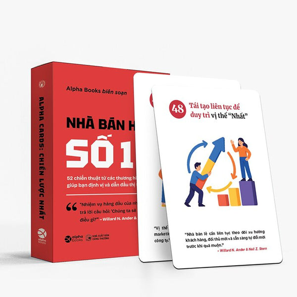 Flashcard Nhà Bán Hàng Số 1 - 52 Chiến Thuật Đỉnh Cao Từ Các Thương Hiệu Lớn Giúp Bạn Định Vị Và Dẫn Đầu Thị Trường