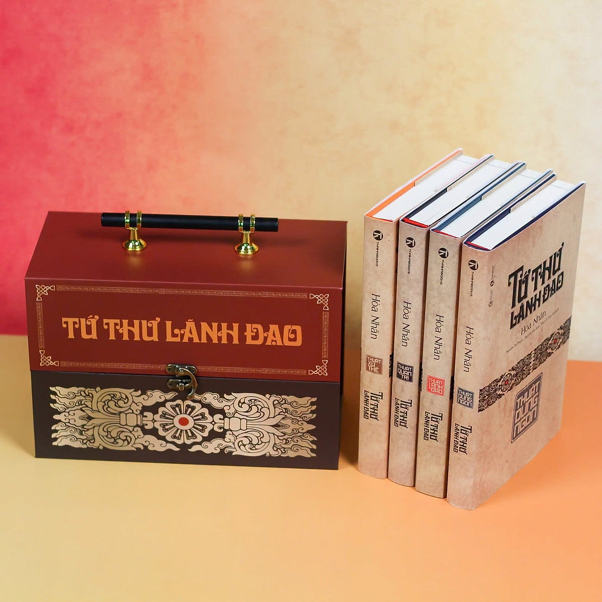 Bộ Hộp Sách Tứ Thư Lãnh Đạo - Hòa Nhân – Nhiều Dịch Giả - Thái Hà Books – Nxb Lao Động