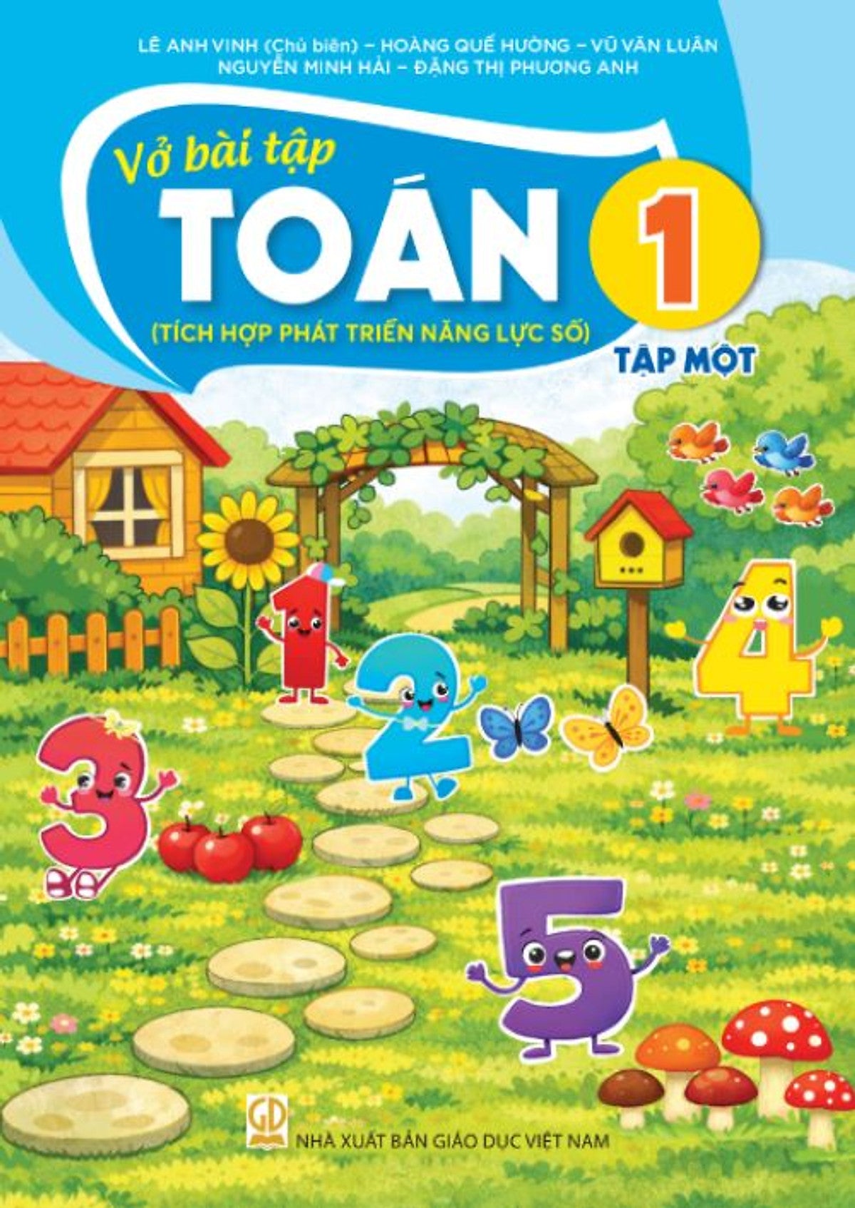 Sách Vở Bài Tập Toán 1- Tập Một- Tích Hợp Phát Triển Năng Lực Số (Kèm Nilon Bọc Sách, Nhãn Tên)