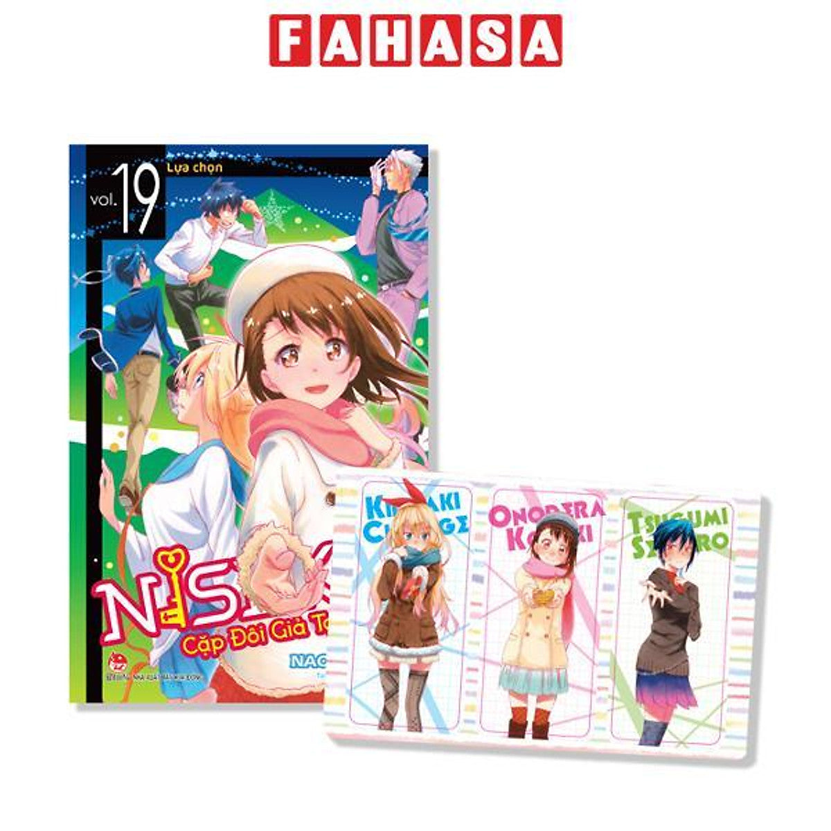 Sách - Nisekoi - Cặp Đôi Giả Tạo - Tập 19 - Lựa Chọn - Tặng Kèm Set 3 Bookmark