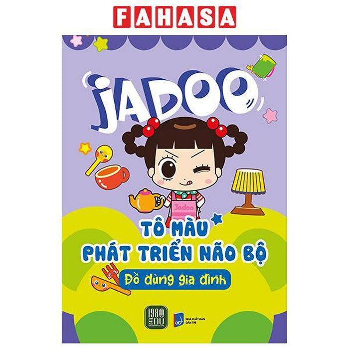 Sách - Jadoo Tô Màu Và Phát Triển Não Bộ - Đồ Dùng Gia Đình